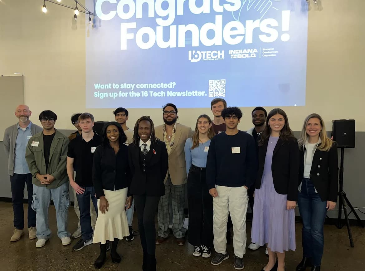 Presenting at Ignition startup incubator at 16 Tech