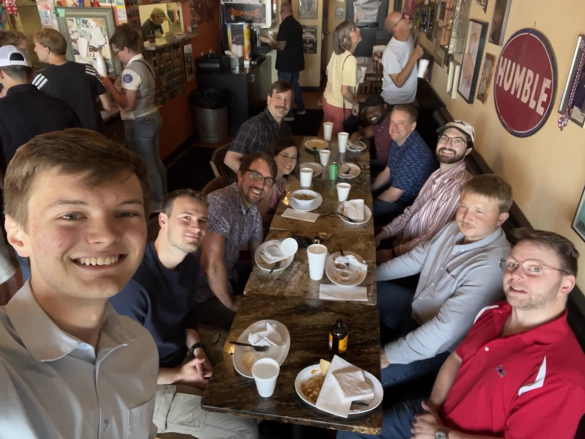 Group outing with leadership and engineering staff