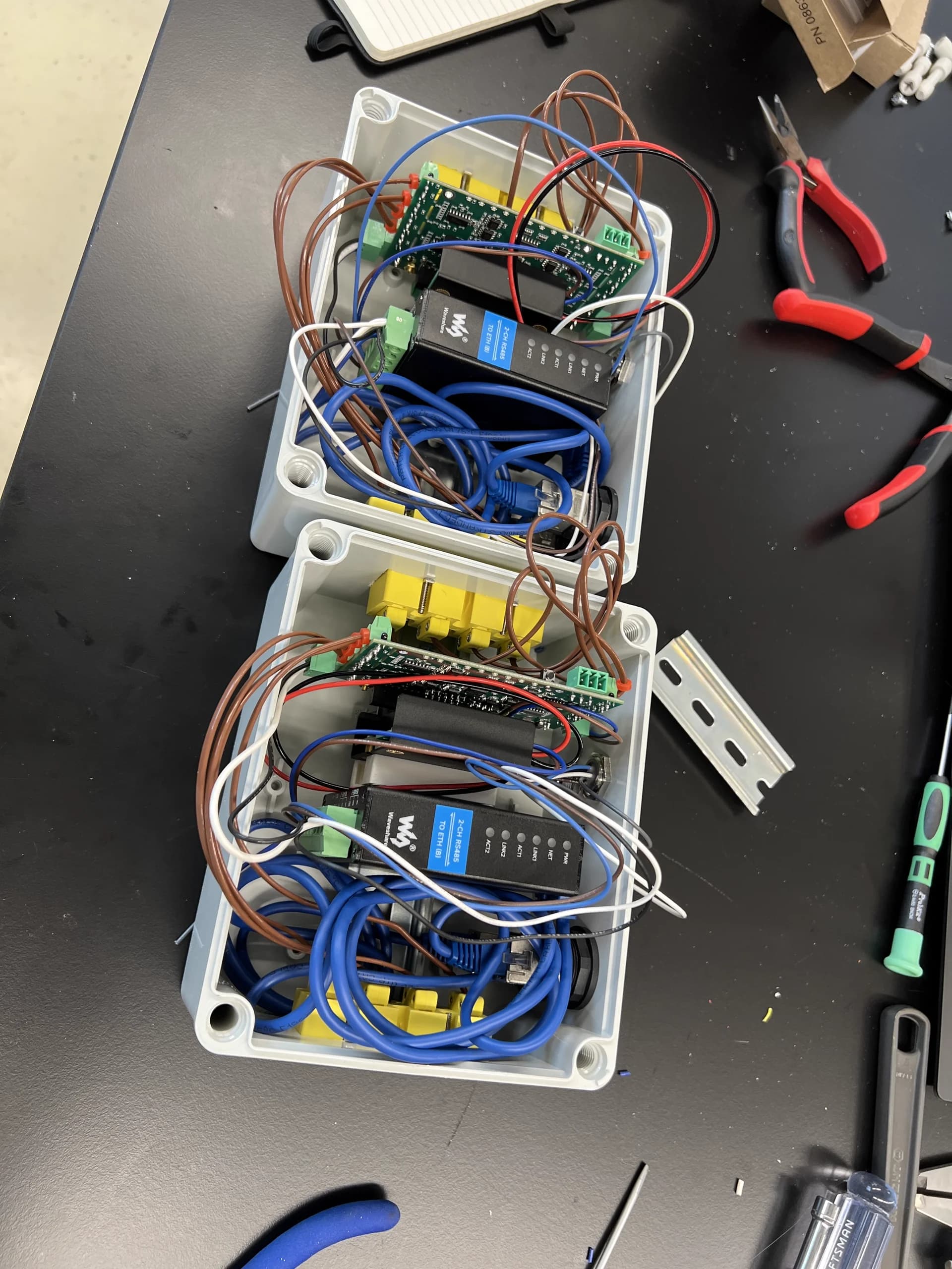 Custom IoT temperature monitoring device I built